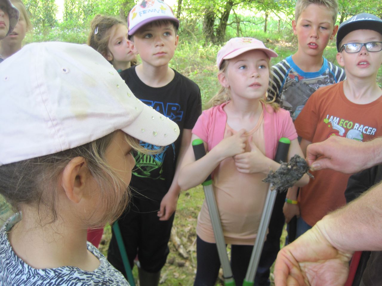 Werken in het Griesbroek samen met de mensen van Natuurpunt